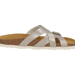 Palado Arrila, Pantoletten, Damen, Beige Metallic