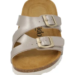 Palado Arrila, Pantoletten, Damen, Beige Metallic