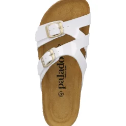Palado Arrila, Pantoletten, Damen, Weiß Lack