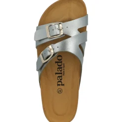 Palado Arrila, Pantoletten, Damen, Olive Metallic