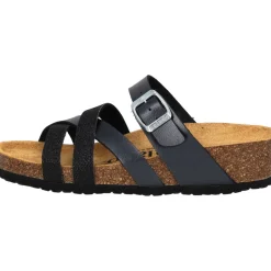 Palado Balmur, Pantoletten, Damen, Schwarz Metallic