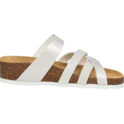 Palado Balmur, Pantoletten, Damen, Weiß Metallic