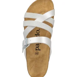 Palado Balmur, Pantoletten, Damen, Weiß Metallic