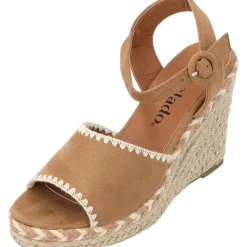 Palado Basinos, Keilsandaletten, Damen, Sand