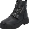 Palado Beyeal, Biker Boots, Damen, Schwarz