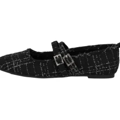 Palado Biaruk by Sila Sahin, Riemchenballerinas, Damen, Schwarz/Silber