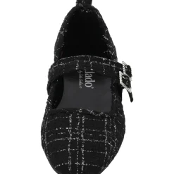 Palado Biaruk by Sila Sahin, Riemchenballerinas, Damen, Schwarz/Silber