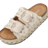 Palado Brutees by Sila Sahin, Plateau-Sandaletten, Damen, Beige