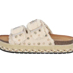 Palado Brutees by Sila Sahin, Plateau-Sandaletten, Damen, Beige