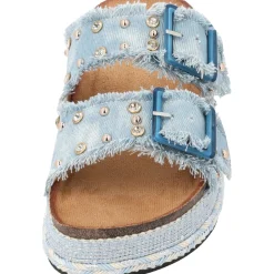 Palado Brutees by Sila Sahin, Plateau-Sandaletten, Damen, Blau