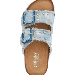 Palado Brutees by Sila Sahin, Plateau-Sandaletten, Damen, Blau