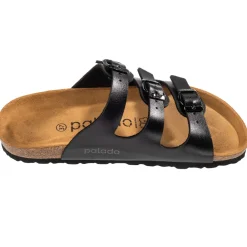 Palado Capri, Pantoletten, Damen, Schwarz Metallic