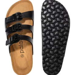 Palado Capri, Pantoletten, Damen, Schwarz Metallic