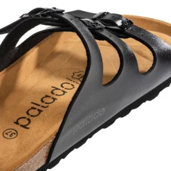 Palado Capri, Pantoletten, Damen, Schwarz Metallic