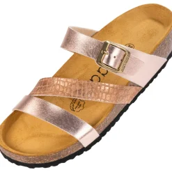 Palado Chios, Pantoletten, Damen, Metallic Rosegold