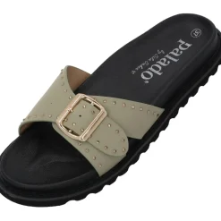 Palado Cirlo by Sila Sahin, Pantoletten & Badeschuhe, Damen, Khaki