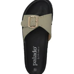 Palado Cirlo by Sila Sahin, Pantoletten & Badeschuhe, Damen, Khaki