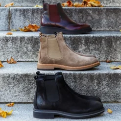Palado Corphon, Chelsea Boots, Herren, Bordeaux