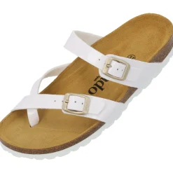 Palado Cres Lack, Pantoletten, Damen, Weiß