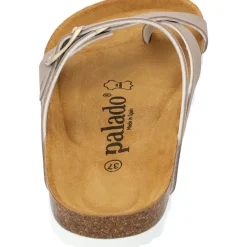 Palado Cres Matt, Pantoletten, Damen, Dunkelbeige