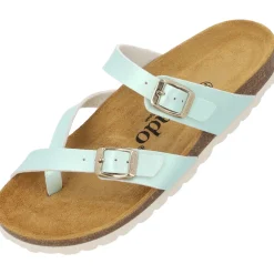 Palado Cres Metallic, Pantoletten, Damen, Türkis