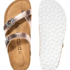 Palado Cres Metallic, Pantoletten, Damen, Rose/Silber