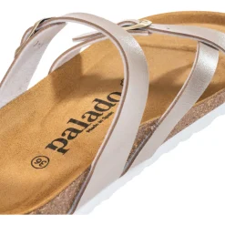 Palado Cres Metallic, Pantoletten, Damen, Beige