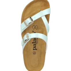 Palado Cres Metallic, Pantoletten, Damen, Türkis