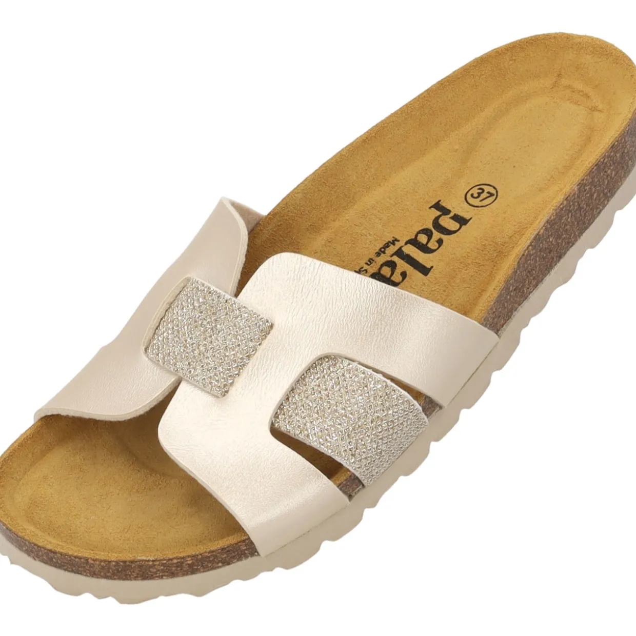 Palado Crisui, Pantoletten, Damen, Gold Metallic