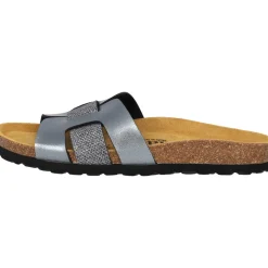 Palado Crisui, Pantoletten, Damen, Grau Metallic