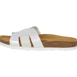 Palado Crisui, Pantoletten, Damen, Weiß Metallic
