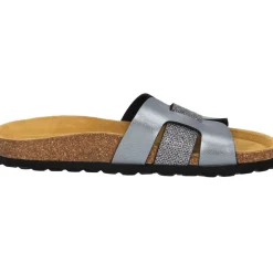 Palado Crisui, Pantoletten, Damen, Grau Metallic
