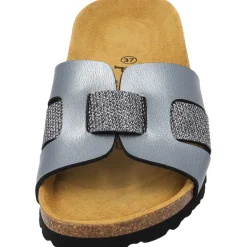 Palado Crisui, Pantoletten, Damen, Grau Metallic