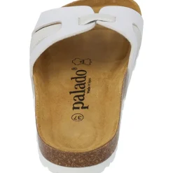 Palado Crisui, Pantoletten, Damen, Weiß Metallic