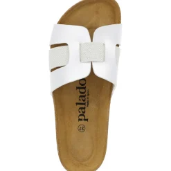 Palado Crisui, Pantoletten, Damen, Weiß Metallic