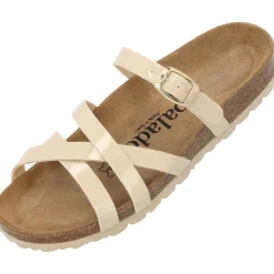 Palado Cruisi, Pantoletten, Damen, Beige Lack