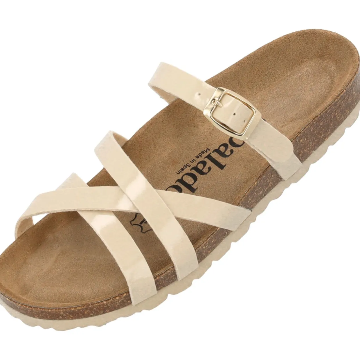 Palado Cruisi, Pantoletten, Damen, Beige Lack