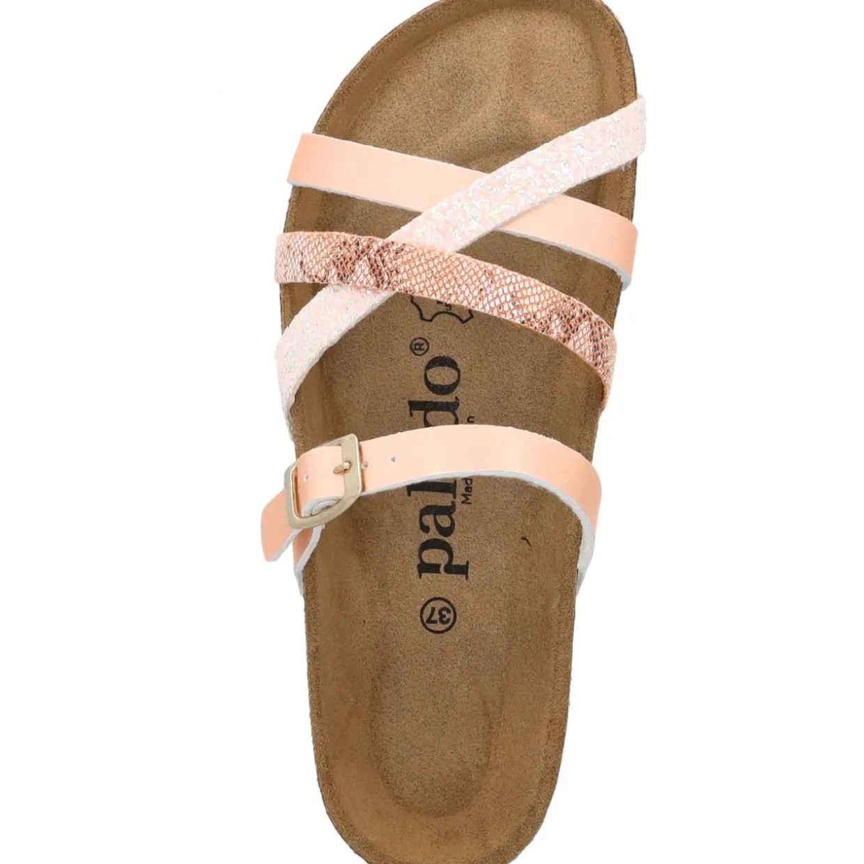 Palado Cruisi, Pantoletten, Damen, Rose Multisparkle