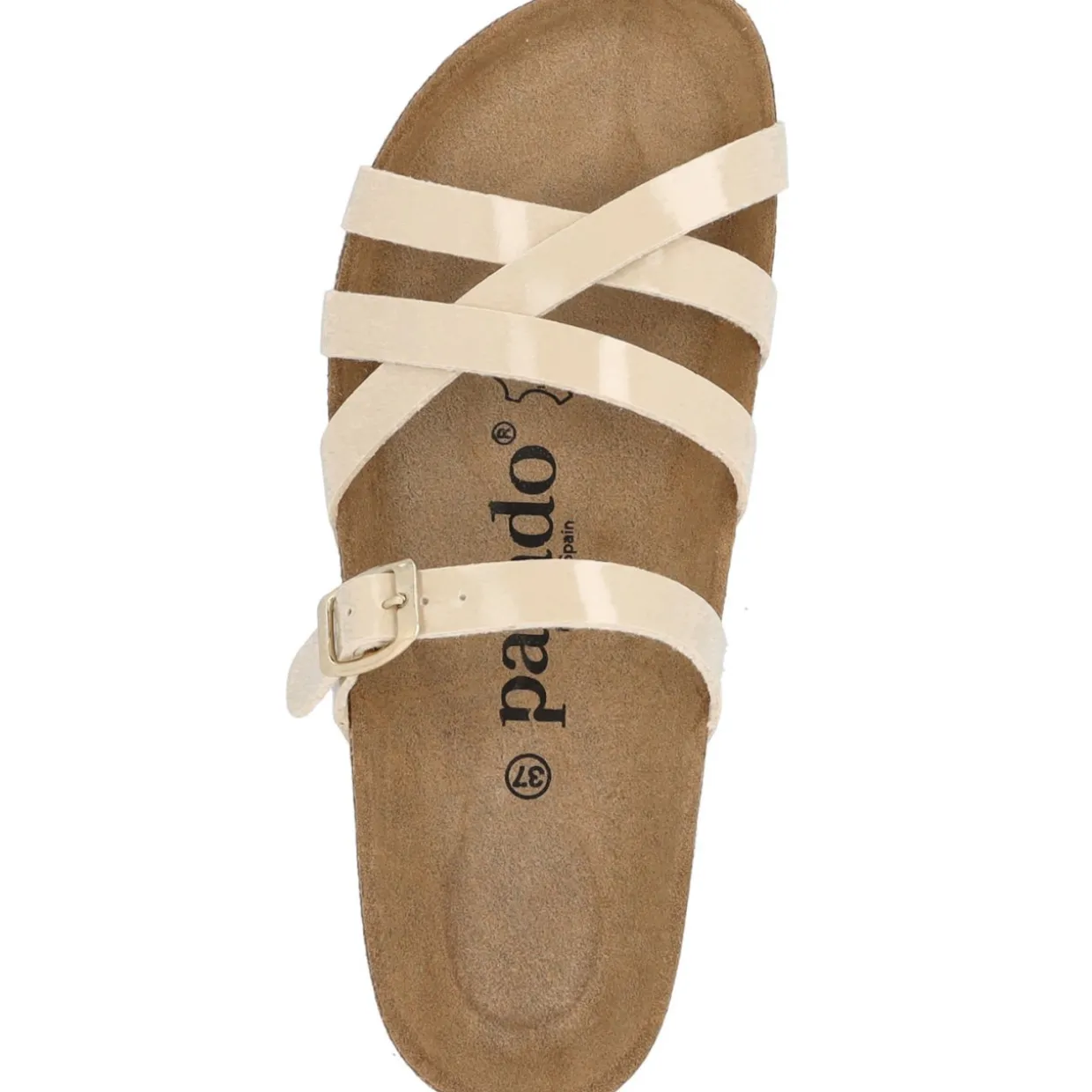 Palado Cruisi, Pantoletten, Damen, Beige Lack