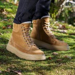 Palado Davlis, Schnürstiefeletten, Herren, Camel