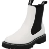 Palado Dedej, Chelsea Boots, Damen, Weiß
