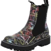 Palado Dedej Fresco by Sila Sahin, Chelsea Boots, Damen, Graffiti