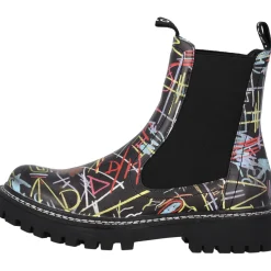 Palado Dedej Fresco by Sila Sahin, Chelsea Boots, Damen, Graffiti