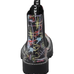 Palado Dedej Fresco by Sila Sahin, Chelsea Boots, Damen, Graffiti