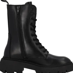 Palado Delos, Schnürstiefel, Damen, Schwarz Glatt