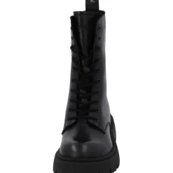 Palado Delos, Schnürstiefel, Damen, Schwarz Glatt