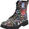 Palado Djerba, Schnürstiefel, Damen, Graffiti