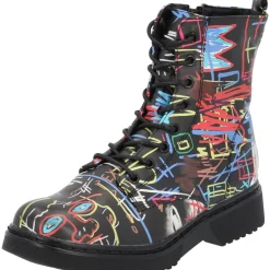 Palado Djerba, Schnürstiefel, Damen, Graffiti