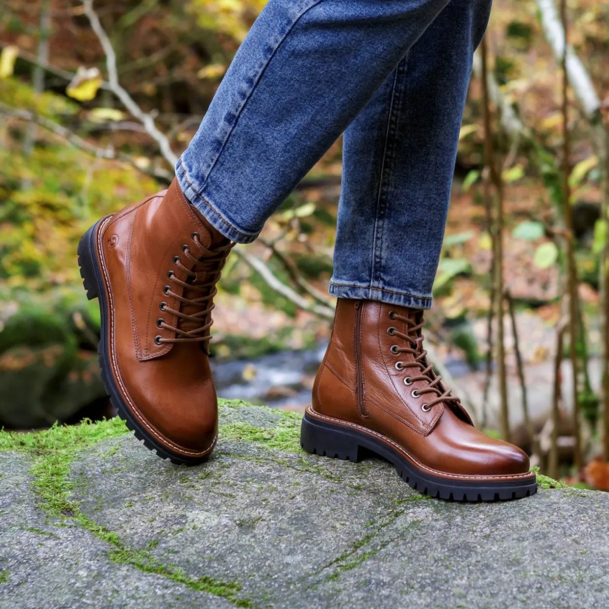 Palado Ennelis, Schnürstiefeletten, Damen, Braun