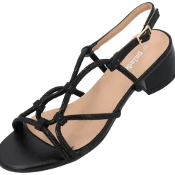 Palado Fanala by Sila Sahin, Riemchensandaletten, Damen, Schwarz